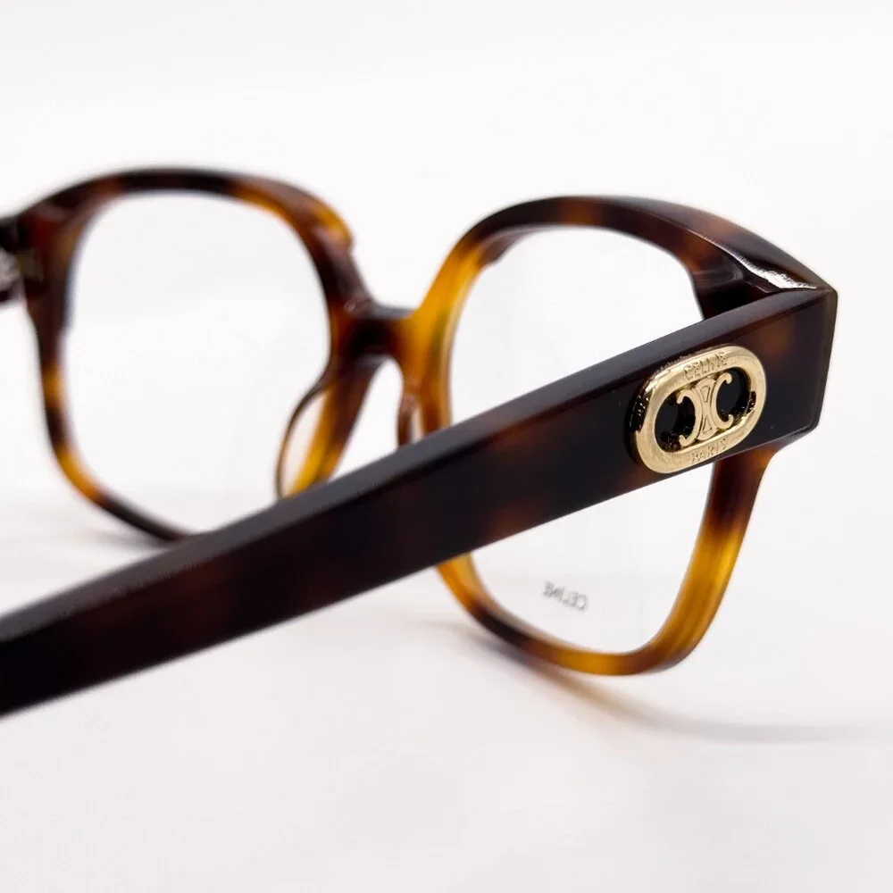 NEW CELINE CL50074I 053 HAVANA WOMEN EYEGLASSES CELINE - Picture 7 of 10